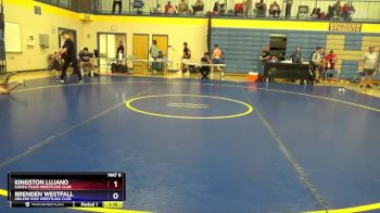 106 lbs Round 5 - Kingston Lujano, Kanza FS/GR Wrestling Club vs Brenden Westfall, Abilene Kids Wrestling Club