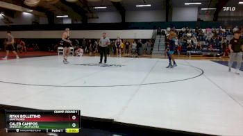 174 lbs Champ. Round 1 - Ryan Bolletino, Unattached vs Caleb Campos, American - Unattached