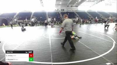 90 lbs Quarterfinal - Cael Imlay, Iron Co Wrestling Academy vs Israel Roybal Ll, Aniciete Training Club