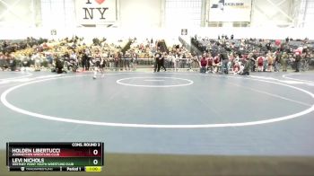 70 lbs Cons. Round 3 - Levi Nichols, Whitney Point Youth Wrestling Club vs Holden Libertucci, Journeymen Wrestling Club