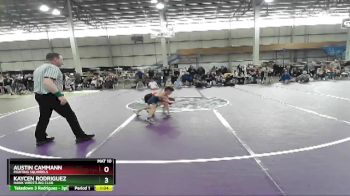 66 lbs Semifinal - Kaycen Rodriguez, Hawk Wrestling Club vs Austin Cammann, Fighting Squirrels