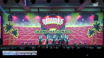 The California All Stars-San Marcos - Surge [2026 L1.1 Senior - PREP Day 1] 2026 Spirit Sports Grand Nationals