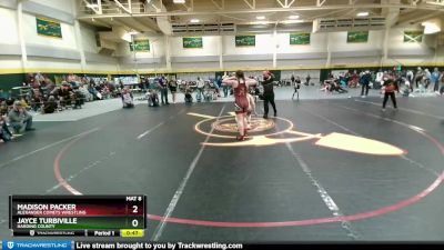 Cons. Round 1 - Jayce Turbiville, Harding County vs Madison Packer, Alexander Comets Wrestling