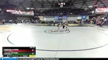 Quarterfinal - Azalea Fetters, Curtis (Girls) vs Marysol Flores, Ephrata (Girls)