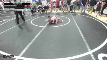 75 lbs Consi Of 4 - Zarinity Shaver, Checotah Matcats vs Kiarus Kidder, Buck Pride Wrestling