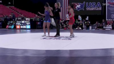 50 kg Rnd Of 16 - Nyla Valencia, Iowa Women's Wrestling Club / TMWC vs Emily Mendez, Bulldog Wrestling Club