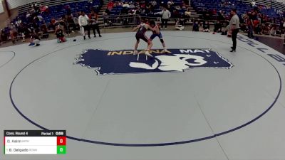 12U Boys - 108 lbs Cons. Round 4 - Benito Delgado, Red Cobra Wrestling Academy vs Davide Keirn, MVKWA Patriot Wrestling Club