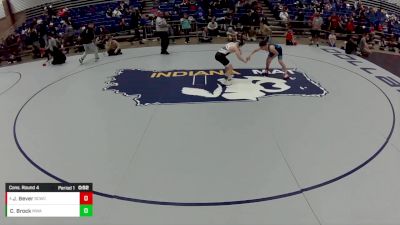 12U Boys - 86 lbs Cons. Round 4 - Jayce Bever, Bear Cave Wrestling Club vs Cash Brock, Moen Wrestling Academy