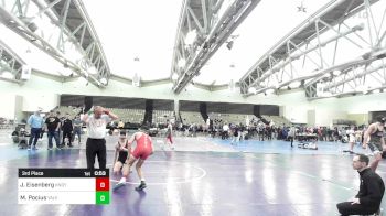 128-I lbs 3rd Place - Jared Eisenberg, Kennedy vs Michael Pocius, Yale Street