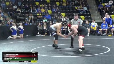 215 lbs Finals (1st & 3rd) - Aiden Sullivan, Nashua-Plainfield vs Francisco Honts, Wilton