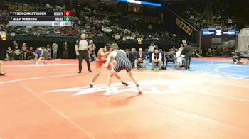 132 Class 3 lbs Cons. Semi - Alex Wieberg, Helias Catholic vs Tyler Christensen, Webb City