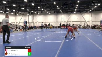 141 lbs Quarters - Jameson Garcia, Harvard vs Tagen Jamison, Oklahoma State