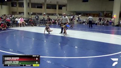 55 lbs Round 7 (8 Team) - Aaron Rogers, Alabama Elite Red vs Carson Oster, Panhandle Punishers