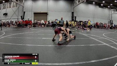 126 lbs Round 1 (8 Team) - Jackson Knupp, Impact Black vs Kane Desch, Mavericks