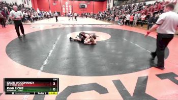 138 lbs Cons. Semi - Ryan Richie, EDWARDVILLE (HS) vs Gavin Woodmancy, St. Charles (EAST)