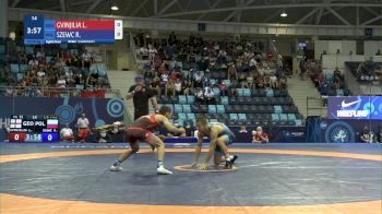 55 kg 1/8 Final - Luka Gvinjilia, Georgia vs Rafal Roman Szewc, Poland