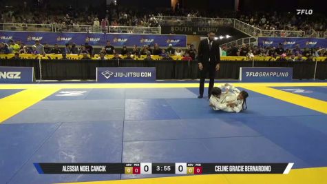 Celine Gracie Bernardino vs Alessia Noel Cancik 2026 Pan Kids Jiu-Jitsu IBJJF Championship