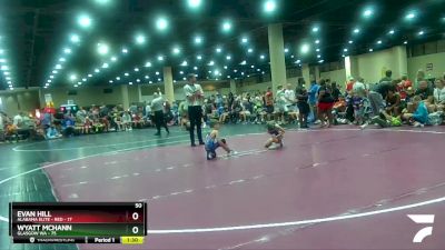 50 lbs Champ Round 1 (16 Team) - Evan Hill, Alabama Elite - Red vs Wyatt McHann, Glasgow WA