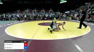 126 lbs Cons 64 #2 - Hunter Samora, NM vs Blake Bartos, OH