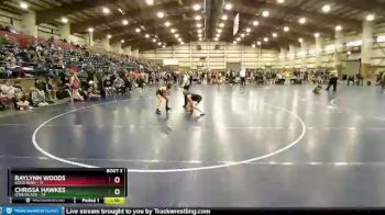 92 lbs Round 1 (6 Team) - Chrissa Hawkes, Utah Black vs Raylynn Woods, Gold Rush