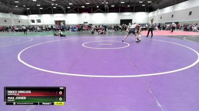 165 lbs Cons. Round 3 - Max Joiner, Staley vs Nikko Hinojos, Newton HS