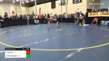 70 lbs Quarterfinal - Joey Synan, North Allegheny vs Chase Wirnsberger, Meadowbrook Christian