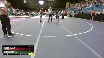 6A-157 lbs Cons. Round 1 - Jack Flanery, Shawnee Mission South vs Ryder Farley, Mill Valley