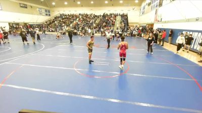 126 lbs Champ. Round 2 - Fidel De La Torre, Santa Monica High School Wrest vs Royce Panopio, Cerritos