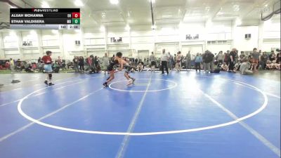E-118 lbs Semifinal - Alijah Mohanna, OH vs Ethan Valdisera, MD