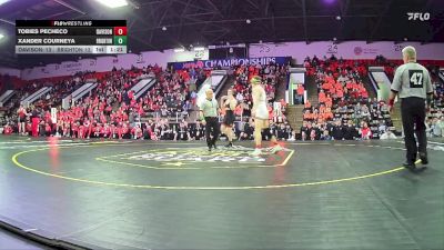 144 lbs Semifinals (8 Team) - Tobies Pecheco, Davison HS vs Xander Courneya, Brighton HS