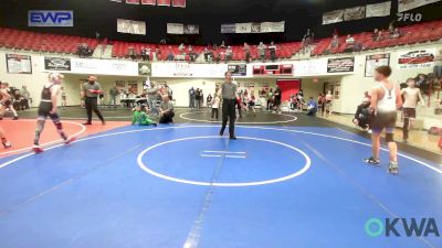 105 lbs Quarterfinal - Owen Oleson, Checotah Matcats vs Brantley Mattison, Raw Wrestling Club