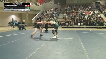 152 Championship Bracket 5th Place Match - Zack Carr, Park vs Jonah Coleman, Kasson-Mantorville