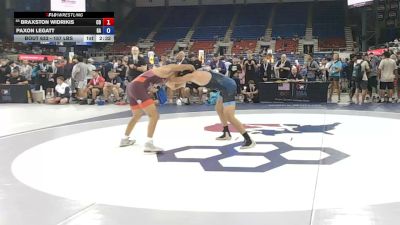 157 lbs Champ. Rd Of 128 - Braxston Widrikis, Colorado vs Paxon Legatt, Georgia