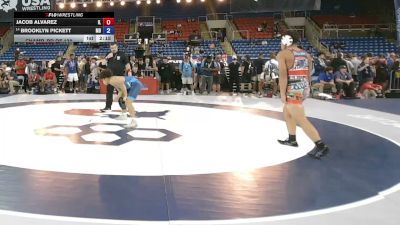 157 lbs Champ. Rd Of 128 - Jacob Alvarez, Illinois vs Brooklyn Pickett, Maryland
