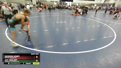 106 lbs Cons. Round 2 - Coy Mehlert, Immortal Athletics WC vs Jackson Soney, Patton Trained WC