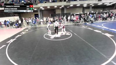 105 lbs Cons. Round 3 - Annalyn Osborn, Robinson vs Brielle Becker, Unattached