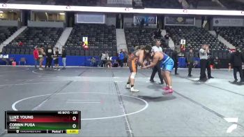 285 lbs 1st Place Match - Luke Young, Tiger vs Corbin Puga, Norton