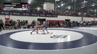57 kg Champ. Rd Of 64 - Anthony Alanis, Knights RTC vs Justin Jones, Husky Elite Wrestling Club