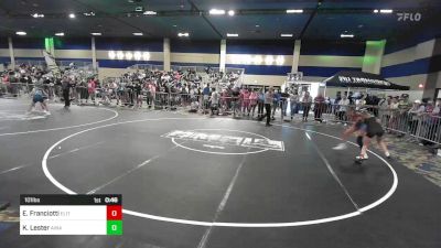 101 lbs Consi Of 32 #2 - Eva Franciotti, Elite Force vs Kairae-Wehiwa Lester, Ainapaa Wrestling Team