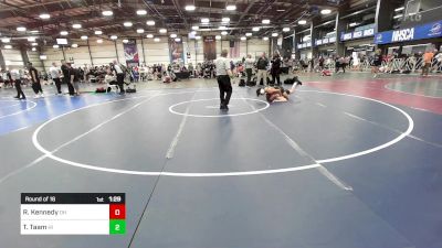 132 lbs Round Of 16 - Ryan Kennedy, OH vs Tyger Taam, HI