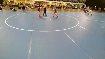 7th - 8th grade - 108 Champ. Round 2 - Ryker Calkins, Iowa vs Hunter Sindahl, Dubuque Wrestling Club