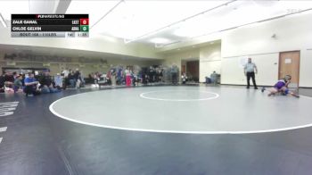 110lbs Champ. Round 2 - Chloe Gelvin, Adna (Girls) vs Zale Ganal, Lake Stevens (Girls)