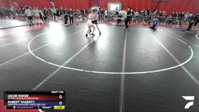 170 lbs Cons. Round 3 - Jacob Range, Victory School Of Wrestling vs Robert Hagerty, Northern Exposure Wrestling Club