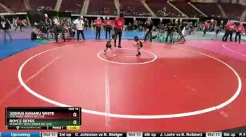 35 lbs Semifinal - Joshua Kahanu White, Stay Sharp Wrestling Club vs Royce Reyes, Standfast Texas Wrestling Club