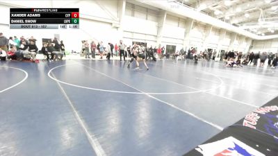 157 lbs Champ. Round 2 - Xander Adams, Cyprus vs Daniel Snow, Lone Peak