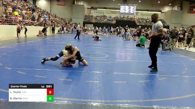 80 lbs Quarterfinal - Luke Taylor, Junior MatDogs Wrestling vs Ben Martin, West Forsyth Wrestling Club