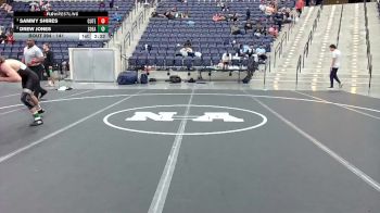 141 lbs Semifinal - Sammy Shires, Cumberland (Tenn.) vs Drew Jones, Southeastern