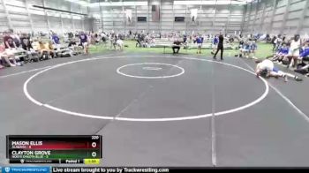 220 lbs Placement Matches (8 Team) - Mason Ellis, Alabama vs Clayton Grove, North Dakota Blue