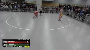 165 lbs Cons. Round 2 - Wyatt Gibson, Iron Rams Wrestling Club vs Clayton McKee, Illinois