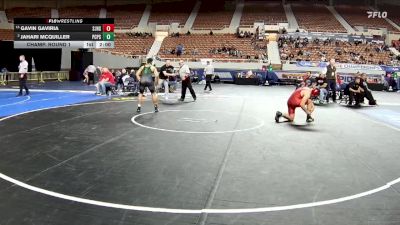 157-D4 Champ. Round 1 - Gavin Gaviria, St. Johns High School vs Jahari McQuiller, Phoenix Christian Preparatory School